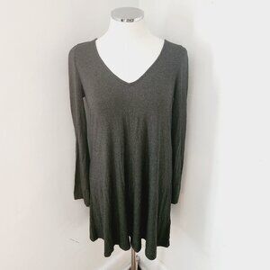 Express Charcoal Gray Long Sleeve Dress Women's‎ Size Medium